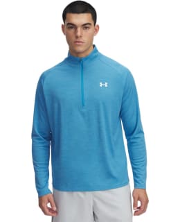 UA TECH TEXT 1/2 ZIP M 1382797 452 XXL Main Image