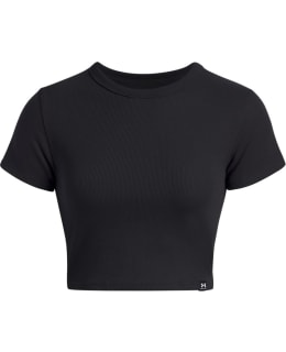 UA RIVAL RIB BABY TEE W 6000264 001 L Main Image