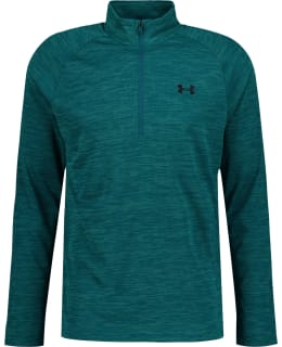 UA TECH TEXT 1/2 ZIP M 1382797-338-L Main Image