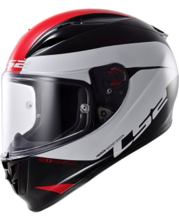 LS2 HELMET FF323 R COMET BLACK WHITE RED Main Image