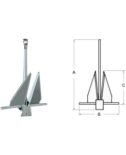 OSCULATI DANFORTH 15KG ANKKURI Main Image