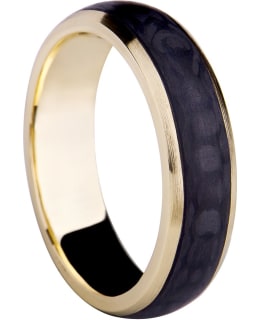 3D Carbon GC10-6 keltakulta - hiilikuitusormus Main Image