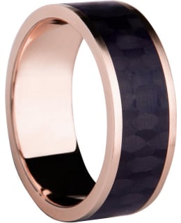 3D Carbon GRC14-6 punakulta - hiilikuitusormus Main Image