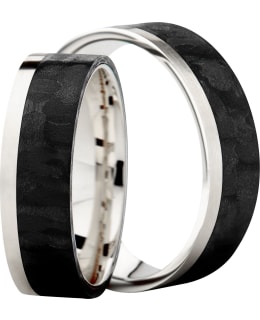 3D Carbon GWC2-6 valkokulta - hiilikuitusormus Main Image