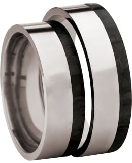 3D Carbon TC5-6 titaani - hiilikuitusormus Main Image