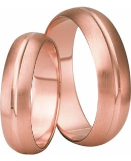 3D Gold 037-6 punakultainen sormus Main Image