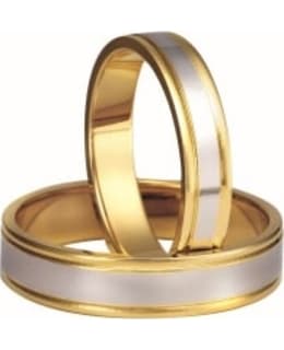 3D Gold 121-4 kelta-valkokultainen sormus Main Image