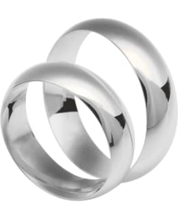 3D Gold 629-6 valkokultainen sormus Main Image