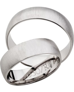 3D Gold 630-6 valkokultainen sormus Main Image