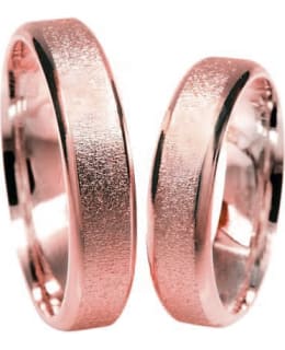 3D Gold 631-5 punakultainen sormus Main Image