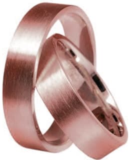 3D Gold 633-5 punakultainen sormus Main Image