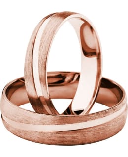 3D Gold 664-4,5 punakultainen sormus Main Image