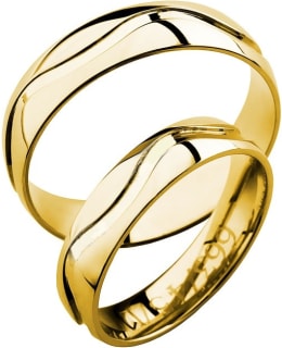 3D Gold 663-5,5 keltakultainen sormus Main Image