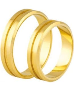 3D Gold 688-5 keltakultainen sormus Main Image