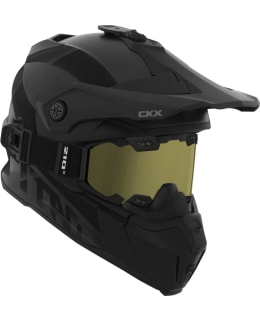 CKX HELMET TITAN SOLID BLACK WITH GOGGLE Main Image