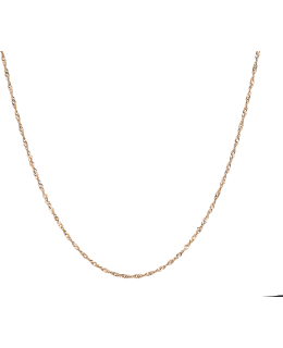 Singapore gold 2,5mm necklace Main Image