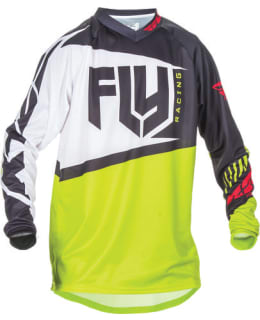FLY F-16 JERSEY BLACK/LIME YOUTH XL Main Image