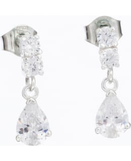 OK 1H044 silver earrings Main Image