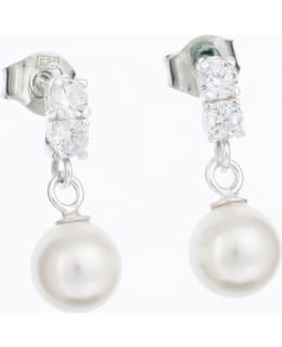OK 1H048 silver earrings Main Image