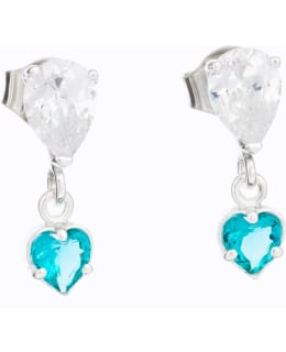 OK 2H056 silver earrings Main Image