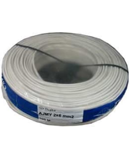 DRAKA 2X6,0MM2 VALKOINEN SÄHKÖJOHTO Main Image