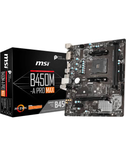 MSI B450M-A Pro MAX AM4 mATX emolevy Main Image