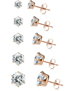 SJ KK024-5MM ROSEGOLD TERÄSKORVAKORUT Main Image