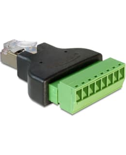 DELOCK 65389 TERMINALBLOCKSADAPTER RJ45 Main Image