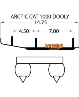 WOODYS DOOLY ARCTIC CAT TRAIL RUNNERS 6" Main Image