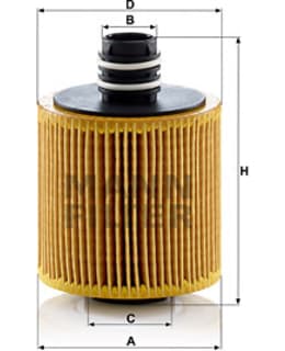 MANN FILTER HU8006Z ÖLJSUOD Main Image