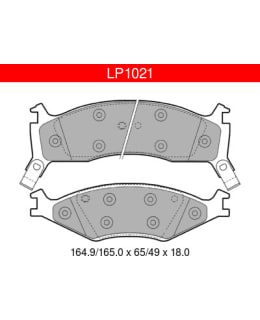 DELPHI LP1021 KIA ETUJARRUPALASARJA Main Image