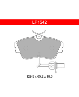 DELPHI LP1542 VW ETUJARRUPALASARJA Main Image