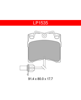 DELPHI LP1535 VW ETUJARRUPALASARJA Main Image