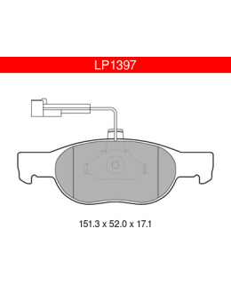 DELPHI LP1397 FIAT ETUJARRUPALASARJA Main Image