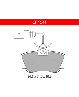 DELPHI LP1541  VW TAKAJARRUPALASARJA Main Image