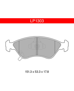 DELPHI LP1303 KIA ETUJARRUPALASARJA Main Image