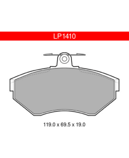 DELPHI LP1410 AUDI VW ETUJARRUPALASARJA Main Image