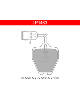 DELPHI LP1463 AUDI ETUJARRUPALASARJA Main Image