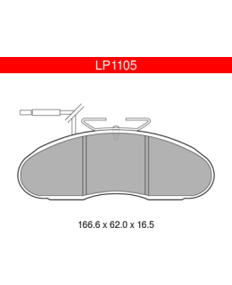 DELPHI LP1105 NISSAN ETUJARRUPALASARJA Main Image
