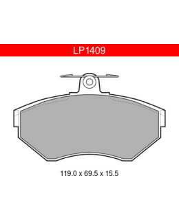 DELPHI LP1409 SEAT VW ETUJARRUPALASARJA Main Image