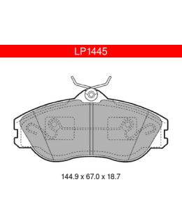 DELPHI LP1445 AUDI ETUJARRUPALASARJA Main Image
