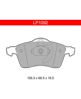 DELPHI LP1092 VW ETUJARRUPALASARJA Main Image