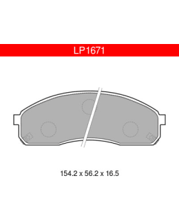 DELPHI LP1671 KIA ETUJARRUPALASARJA Main Image