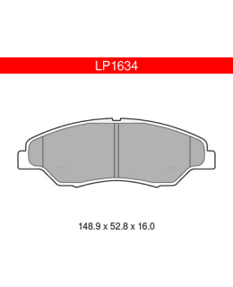DELPHI LP1634 KIA ETUJARRUPALASARJA Main Image