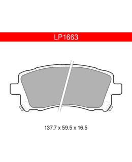 DELPHI LP1663 SUBARU ETUJARRUPALASARJA Main Image