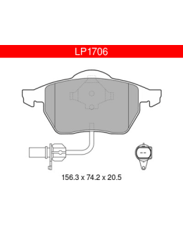DELPHI LP1706 FORD SEAT VW ETUJARRUPALAS Main Image