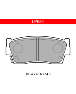 DELPHI LP684 SUZUKI ETUJARRUPALASARJA Main Image