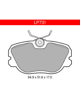 DELPHI LP731 SAAB ETUJARRUPALASARJA Main Image