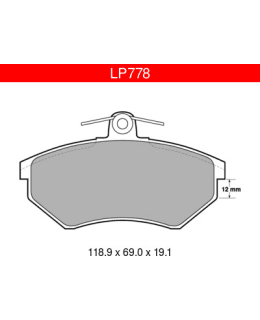 DELPHI LP778 AUDI SEAT VW ETUJARRUPALASA Main Image