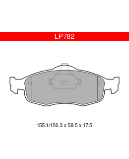DELPHI LP782 FORD ETUJARRUPALASARJA Main Image